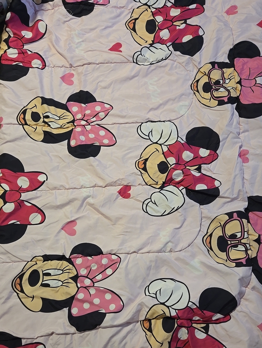 Pink Disney Minnie Mouse Twin Comforter